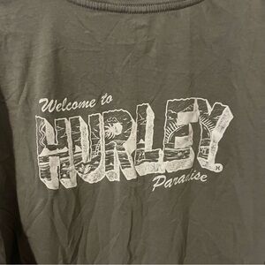 Hurley Welcome to Hurley Paradise Short Sleeve Tee Olive Green Extra Large